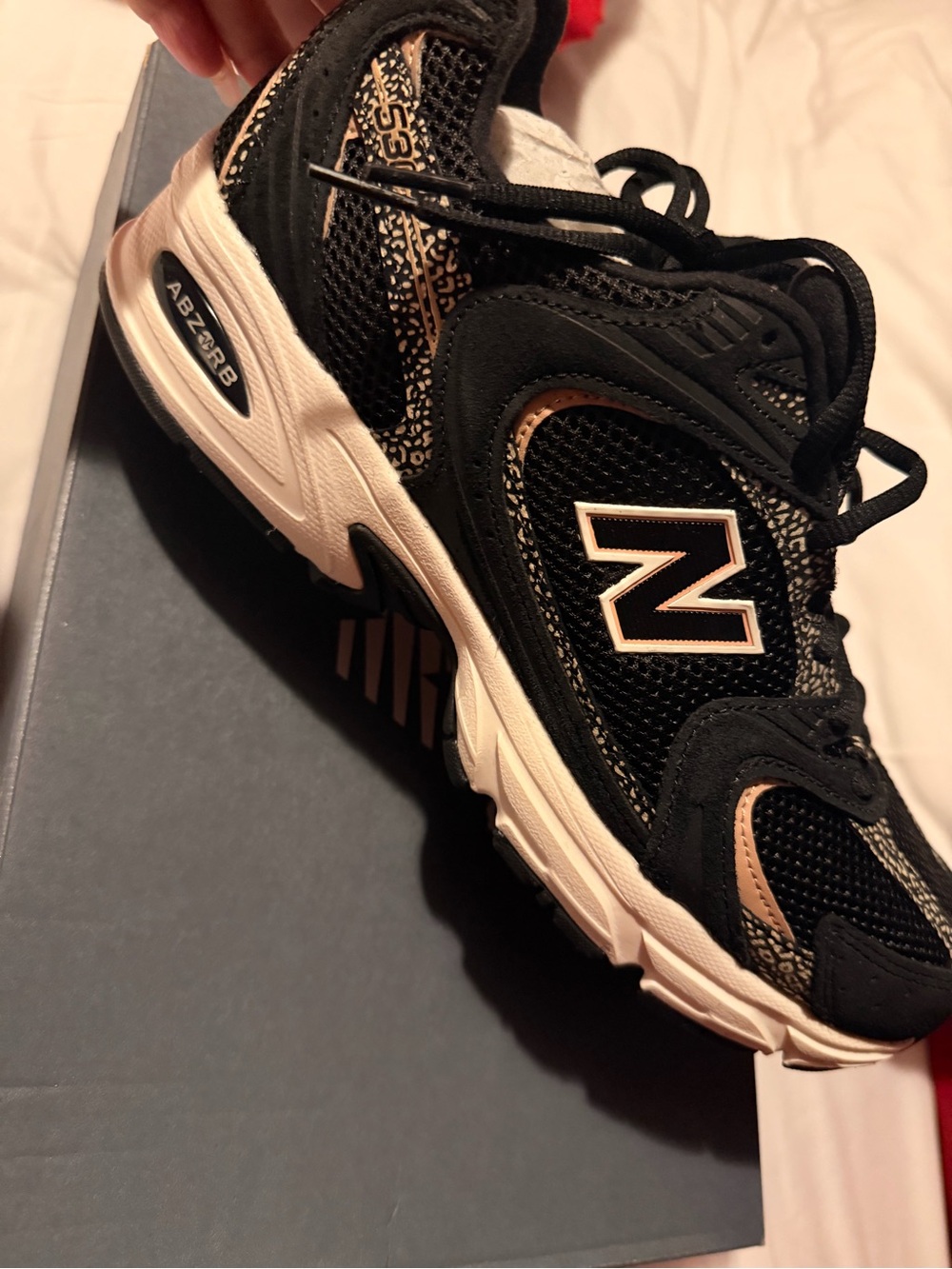 New Balance Black and Gold Men's Running Shoes
